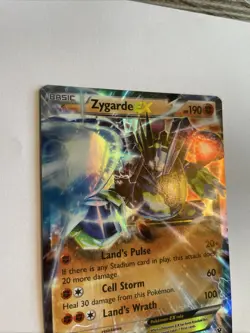 Pokemon TCG Zygarde EX Holo Ultra Rare Card 54/124 XY Fates Collide 2016 NM - Image 5