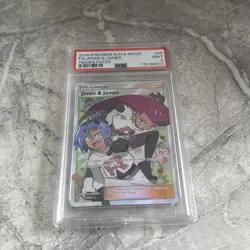 PSA 9 Jessie and James #68/68 - Hidden Fates Pokemon TCG Card - Image 2