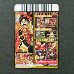 S4560 Straw Hat Crew PROMO Japanese One Piece Treasure World Carddass Card Nami - Image 2