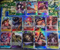 One Piece TCG Super Rare SR LOT Of 13 Cards English One Piece - Image 1