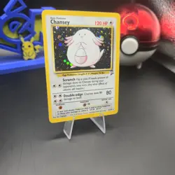 Chansey 3/130 Base Set 2 Holo Rare Pokemon Card Nintendo Pokemon TCG WOTC NM - Image 3