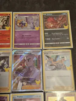 (12) Pokemon TCG Celebrations Holo Card Lot. NM. Sleeved/No Duplicates - Image 3