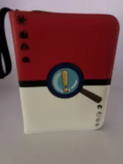 Pokemon Trading Card Binder with Zipper Leather - NEW - Image 1