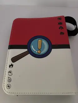 Pokemon Trading Card Binder with Zipper Leather - NEW - Image 2
