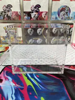 Pokemon Magnetic BOOSTER BOX Acrylic Case Pokemon Card Protective Display - Image 2