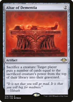 Magic The Gathering Altar of Dementia Near Mint, Modern Horizons MTG Single Card - Image 1