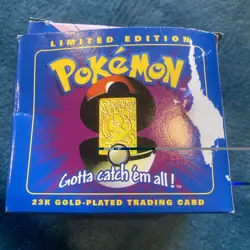 1999 Burger King Pokemon JIGGLY PUFF 23K Gold Card PokeBall Blue* NEW SEALED * - Image 2
