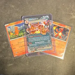 Charizard ex Holo #196 W Chameleon & Charmander SV Promo Cards Pokemon TCG - Image 1