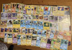 Vintage Pokemon Card Lot More Than 70 Cards Base Set Diamond Team Aqua Japanese - Image 1