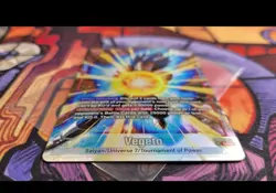 Vegeta SR Alt Art FB03-020 Dragon Ball Super Fusion World Eng Card NM - Image 3