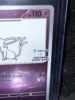 Pokemon TCG Espeon Yu Nagaba Reverse Holo Promo Card 066/Sv-p NM Condition - Image 2