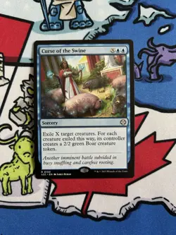 Curse of the Swine x1 Mtg The Lost Caverns of Ixalan Commander - Image 1