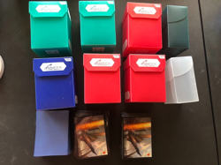 Magic the Gathering Card Deck Boxes and 300+ card sleeves - Image 1