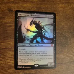 MTG Phyrexian Obliterator - Phyrexia: All Will Be One #105 FOIL FREE SHIPPING - Image 1