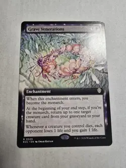 Magic the Gathering MTG ECC Grave Venerations 29 Regular Near Mint - Image 1