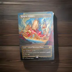 MTG Raugrin Triome Borderless Showcase Ikoria NM Condition - Image 1