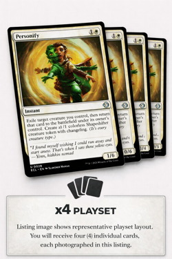 Personify X4 [Lorwyn Eclipsed] Magic MTG ECL 0028 NM ⚪ - Image 1
