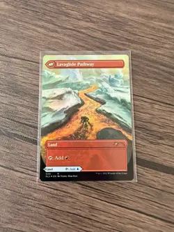 FOIL Riverglide Pathway / Lavaglide ~ Secret Lair [ NearMint ] [ Magic MTG ] - Image 1