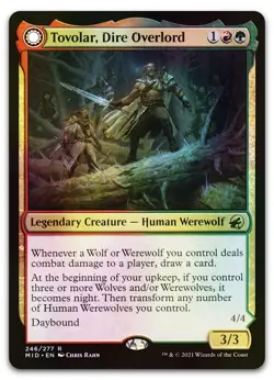 Tovolar, Dire Overlord #246 (Foil) (NM) Midnight Hunt MID Magic MTG - Image 1