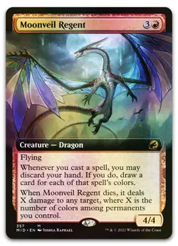 Moonveil Regent (Extended Art) #357 (Foil) (NM) Midnight Hunt MID Magic MTG - Image 1