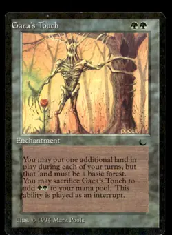Gaea's Touch LP Light Play The Dark MTG [6676] - Image 1