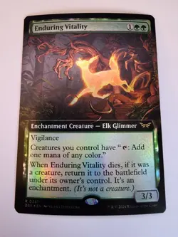 Enduring Vitality (Extended Art) Duskmourn: House of Horror Foil - Image 1