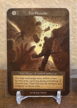 Sorcery Contested Realms - Beta - Earthquake NM - Image 1