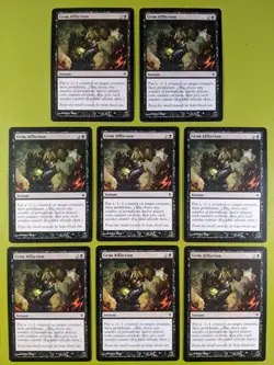 8 Grim Affliction New Phyrexia Magic the Gathering MTG 8 - Image 1