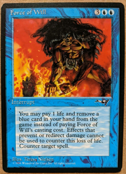 Force of Will - Alliances - Lightly Played | MTG - Image 1
