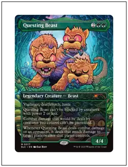 1x Questing Beast, 0017, Non-Foil, Secret Lair Encyclopedia, MTG NM - Image 1