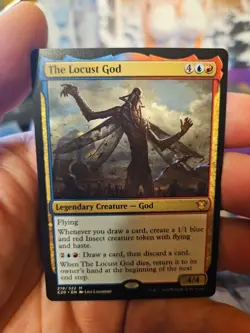 MTG - Commander 2020 - The Locust God - NM - NF - Image 1
