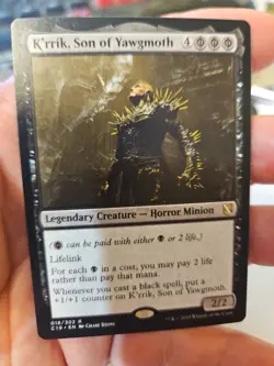 MTG - Commander 2019 - K'rrik, Son of Yawgmoth - NM - NF - Image 1