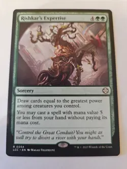 MTG - The Lost Caverns of Ixalan - Rishkar's Expertise - NM - NF - Image 1