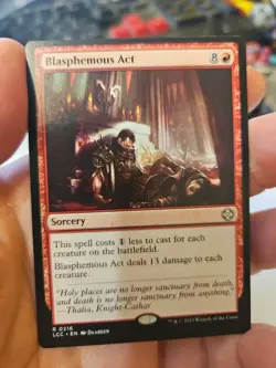 MTG - The Lost Caverns of Ixalan - Blasphemous Act - NM - NF - Image 1