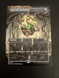 Emerald Medallion (Borderless) #345 Modern Horizons 3 NM MTG - Image 1
