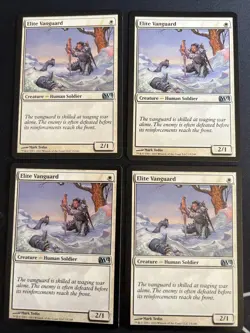 4x Elite Vanguard (15) Core Set 2012 M12 LP MTG Magic the Gathering x4 Playset - Image 1