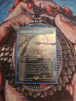 MTG Foil Nazgul Battle-Mace Lord of the Rings Tales of Middle Earth NM - Image 1