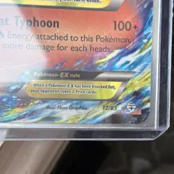 Pokemon Mega Charizard EX Holo Trapped Charizard Topps Pikachu's Vacation 51 - Image 2
