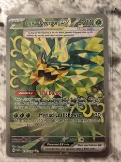 Pokemon TCG Teal Mask Ogerpon ex 211/167 Ultra Rare Twilight Masquerade NM/M - Image 1