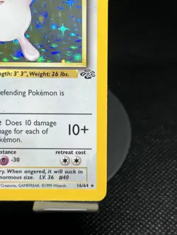 Pokemon TCG Wigglytuff 16/64 Jungle 1st Edition Holo Rare LP - Image 4