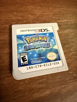 Pokemon Alpha Sapphire Game Cartridge for Nintendo 3DS Tested Working - Image 1