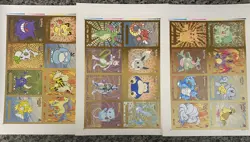 Pokemon- *Rare* Uncut Sheets nice bundle of 12 full sets - Image 3