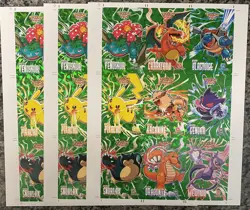 Pokemon- *Rare* Uncut Sheets nice bundle of 12 full sets - Image 5