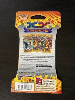Pokemon XY FLASHFIRE BOOSTER- SLEEVED HANGAR PACK- KANGASKHAN FACTORY SEALED NEW - Image 2