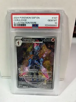 PSA 10 Ceruledge Illustration Rare Surging Sparks 197/191 Pokemon TCG - Image 1