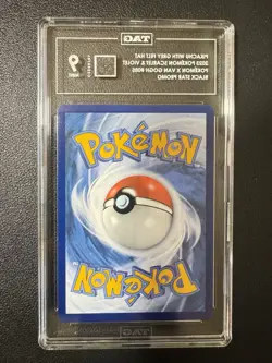 Pikachu with Grey Felt Hat 085 Pokemon Van Gogh Black Star Promo TAG 9 - Image 2