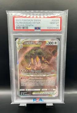 Regigigas VSTAR GG55/GG70 Pokemon Crown Zenith Galarian Gallery PSA 10 - Image 1