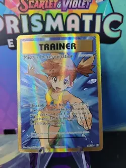 MISTY'S DETERMINATION 108/108 Holo ULTRA RARE Pokemon Evolutions LP-NM - Image 1