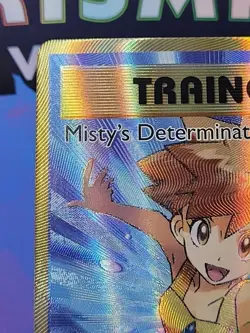MISTY'S DETERMINATION 108/108 Holo ULTRA RARE Pokemon Evolutions LP-NM - Image 2