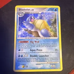 Blastoise LV.60 Holo Rare 2/127 - 2009 Pokemon Supreme Victors - Image 1